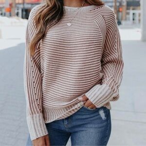 Magnolia Beige Knit Sweater